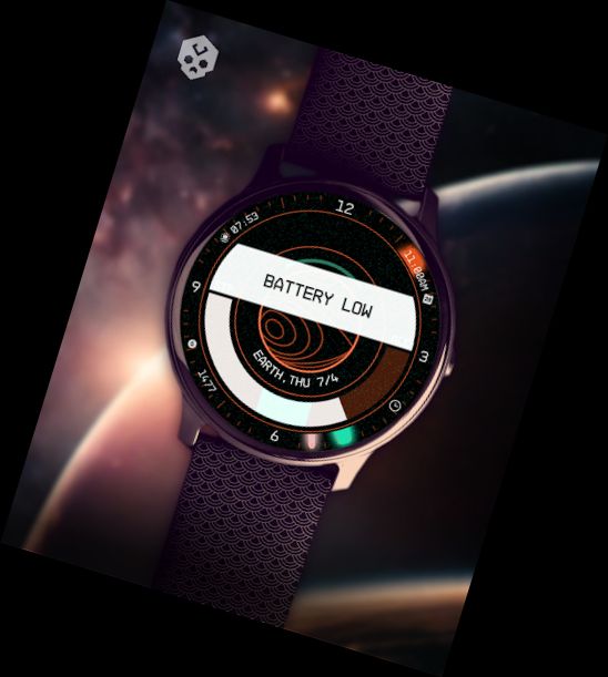 Planet in stars Watch Face