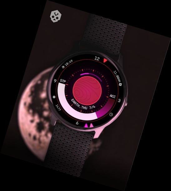 Planet in stars Watch Face