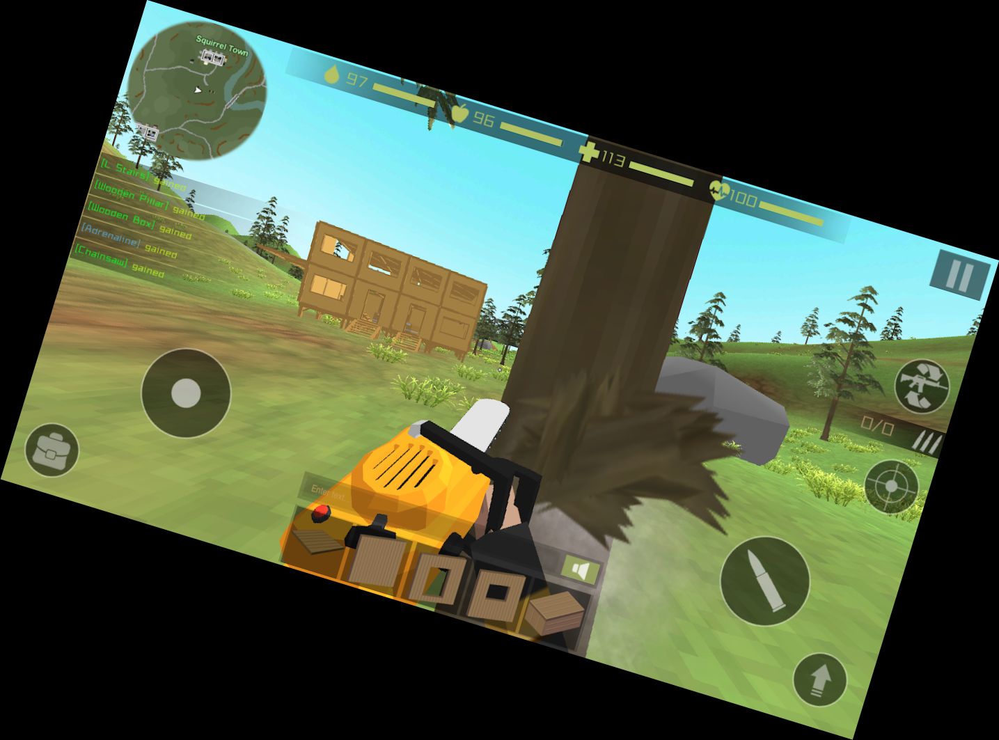 Zombie-Jäger: Pixel-Überle