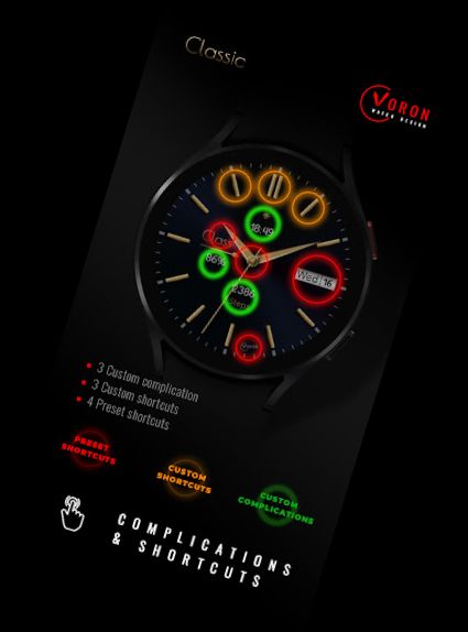 Ворон КЛАСИК Аналоговий WatchFace