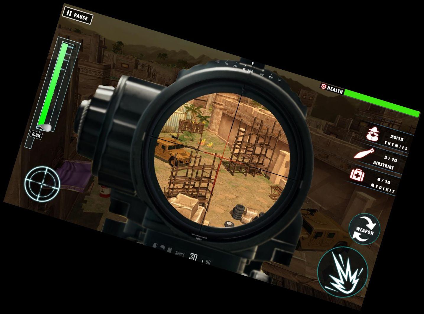 Desert Warfare Sniper Shooting 3D