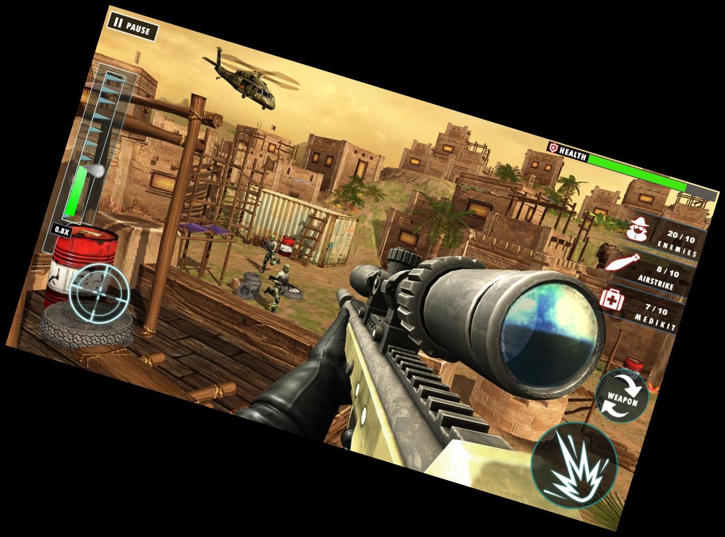 Desert Warfare Sniper Shooting 3D