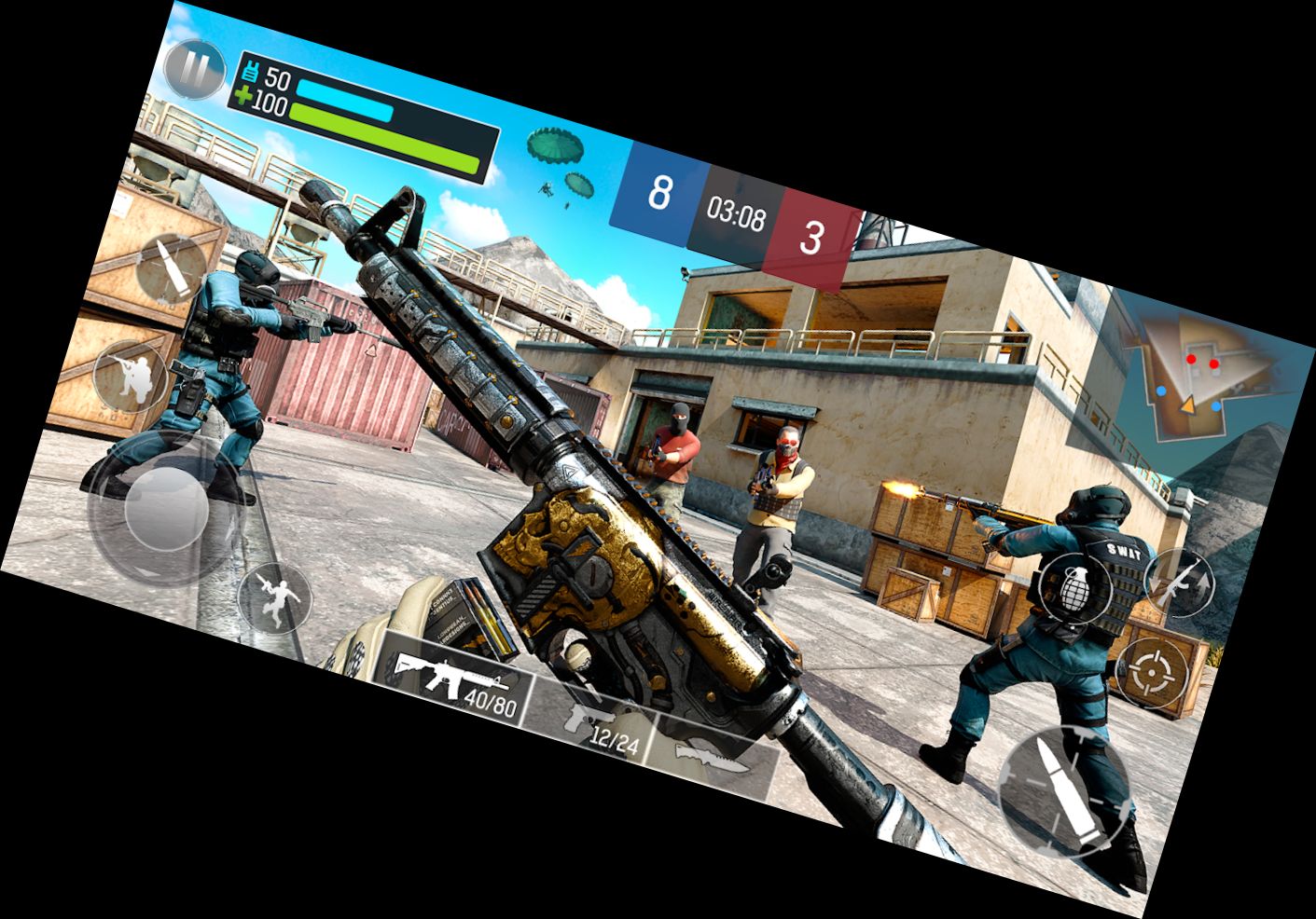 Стрелок Снайпер ФПС: И