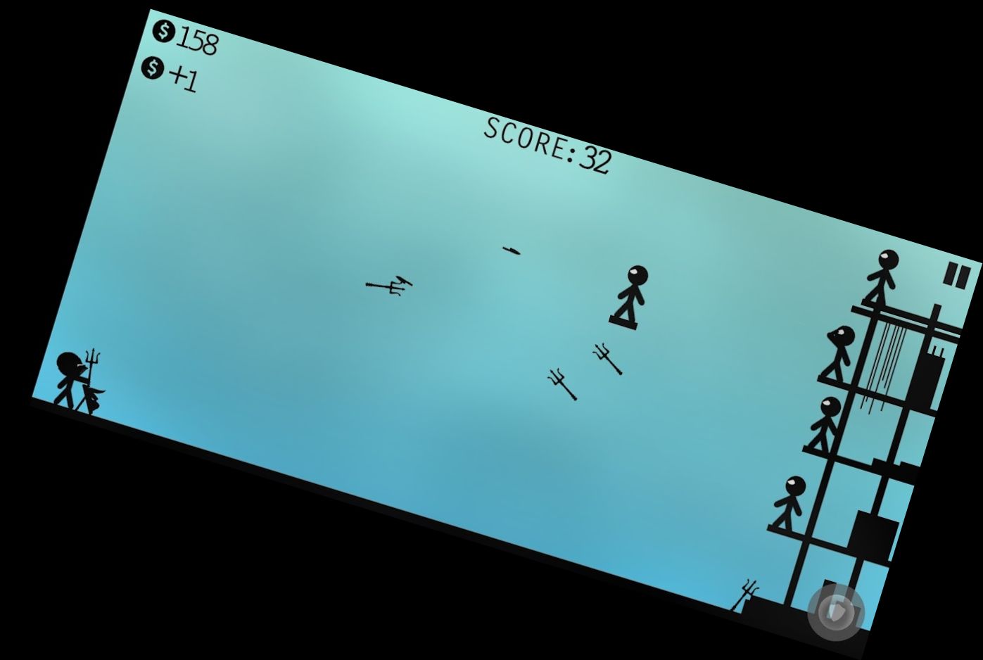 Бой Стикмана - Попадание