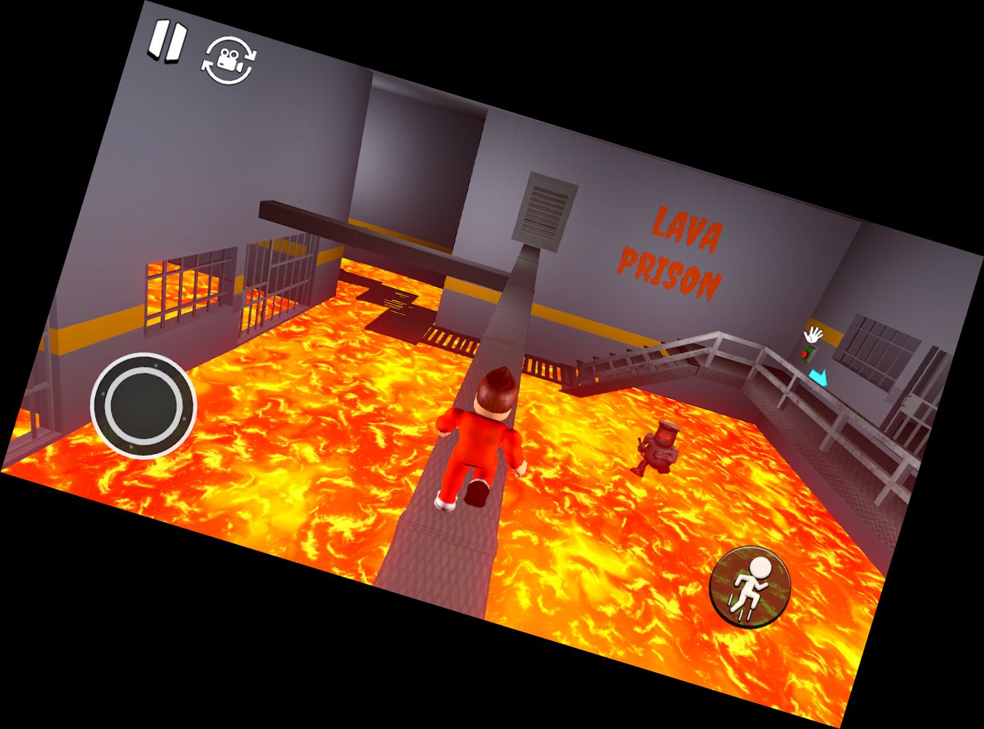 Prisión de Lava: Escape Obby Corred