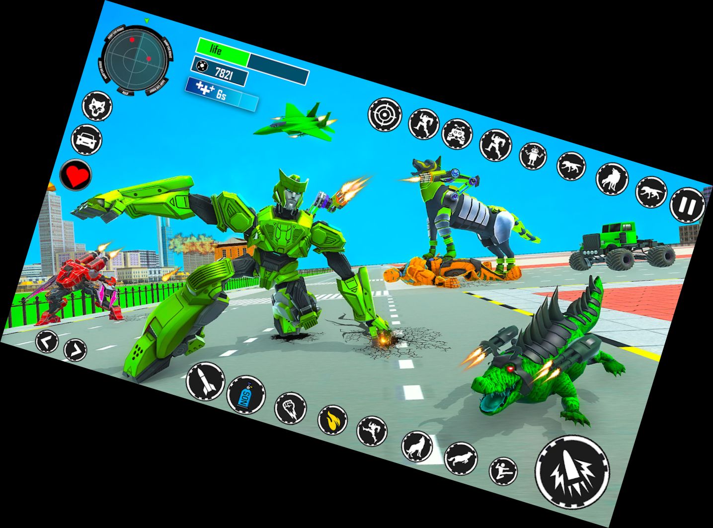 Mechanisches Tier-Roboter: Wolf-Rob