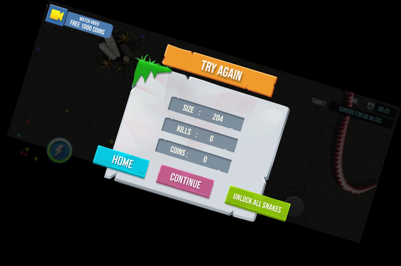 Змеиная Битва Serpiente.io -