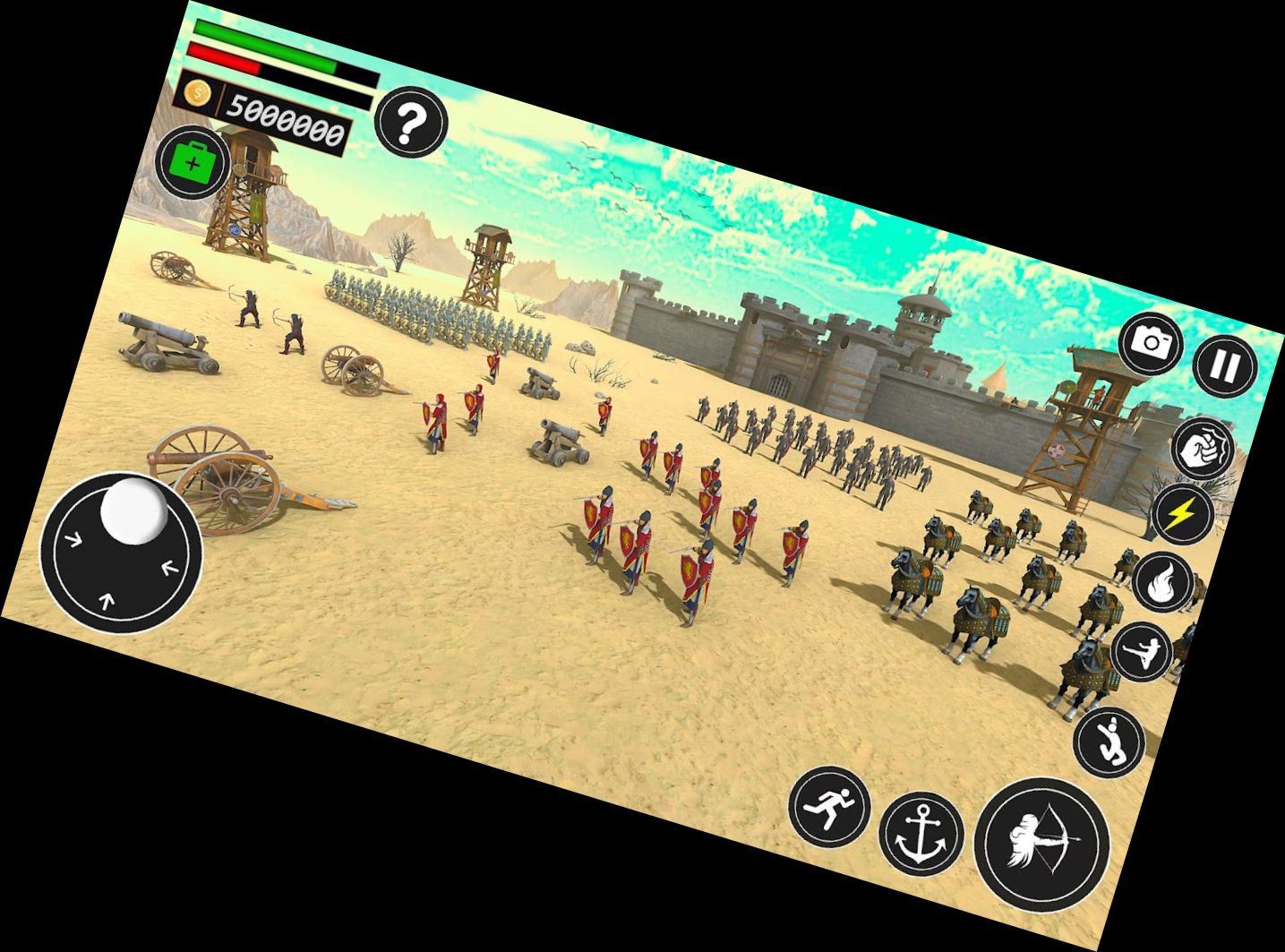 Замок Защита Война: Бит