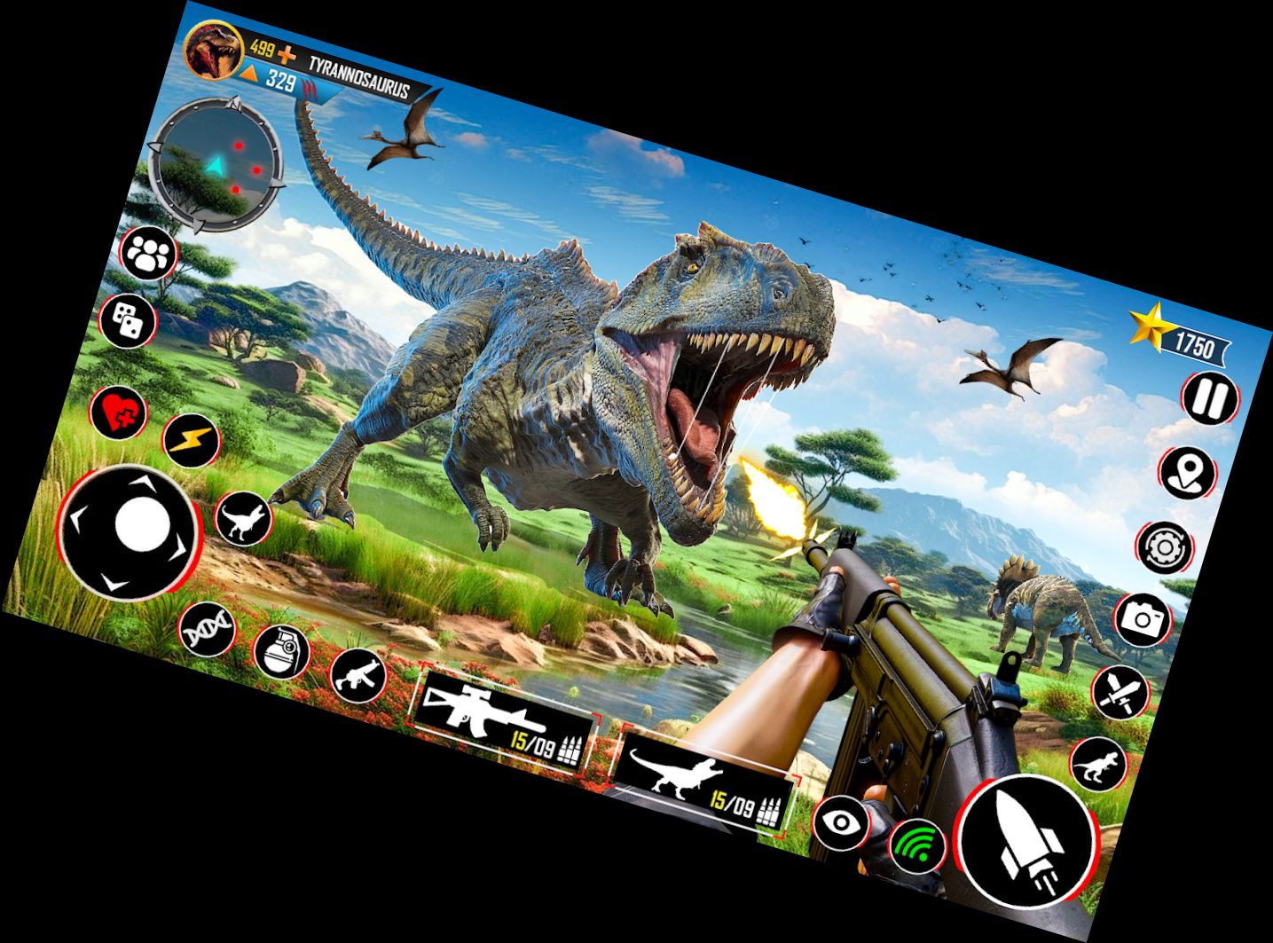 Realistic 3D Dinosaur Hunting Games