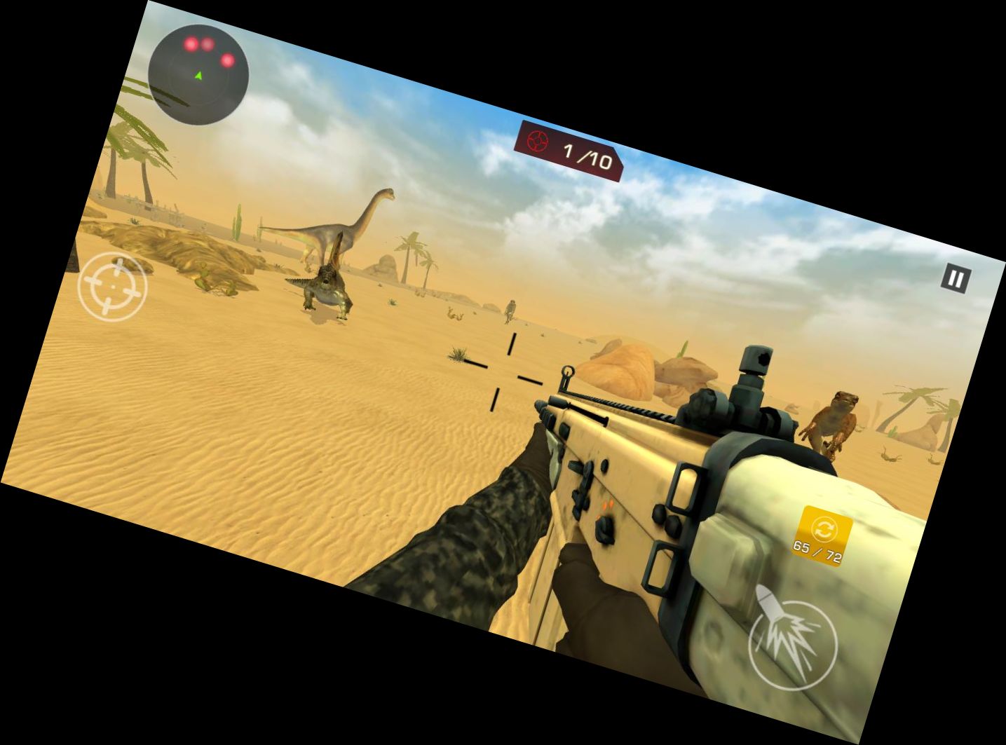 Охота на динозаврів: мисливець