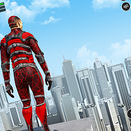 Летающий Робот Герой Игра Спас