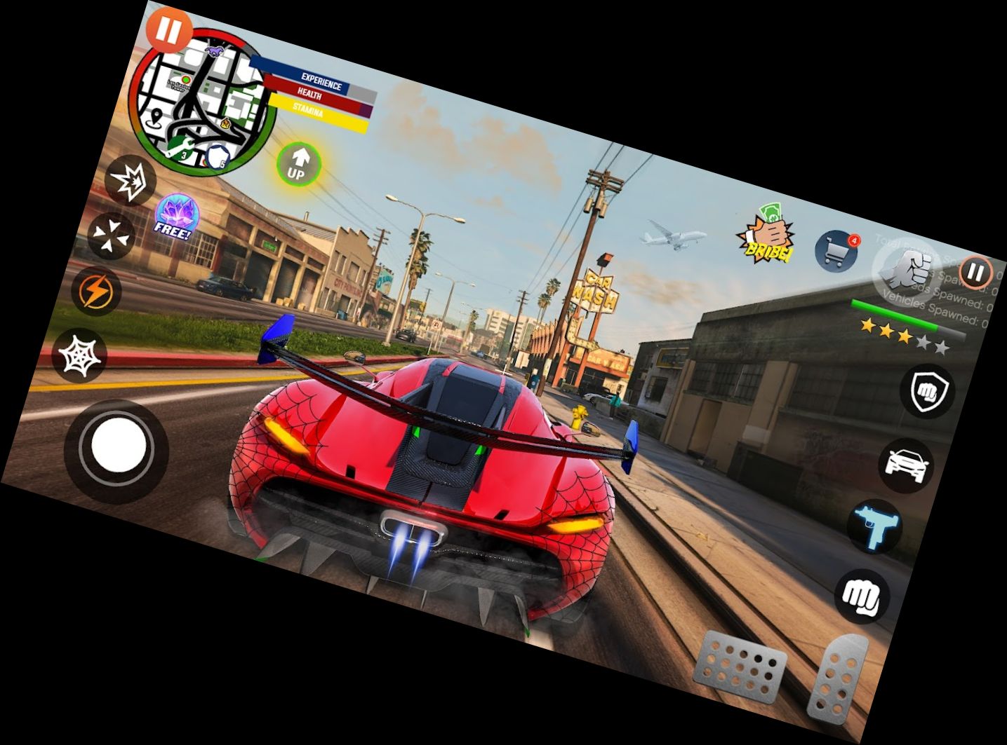 Fliegender Roboter Held Rettungsspiel