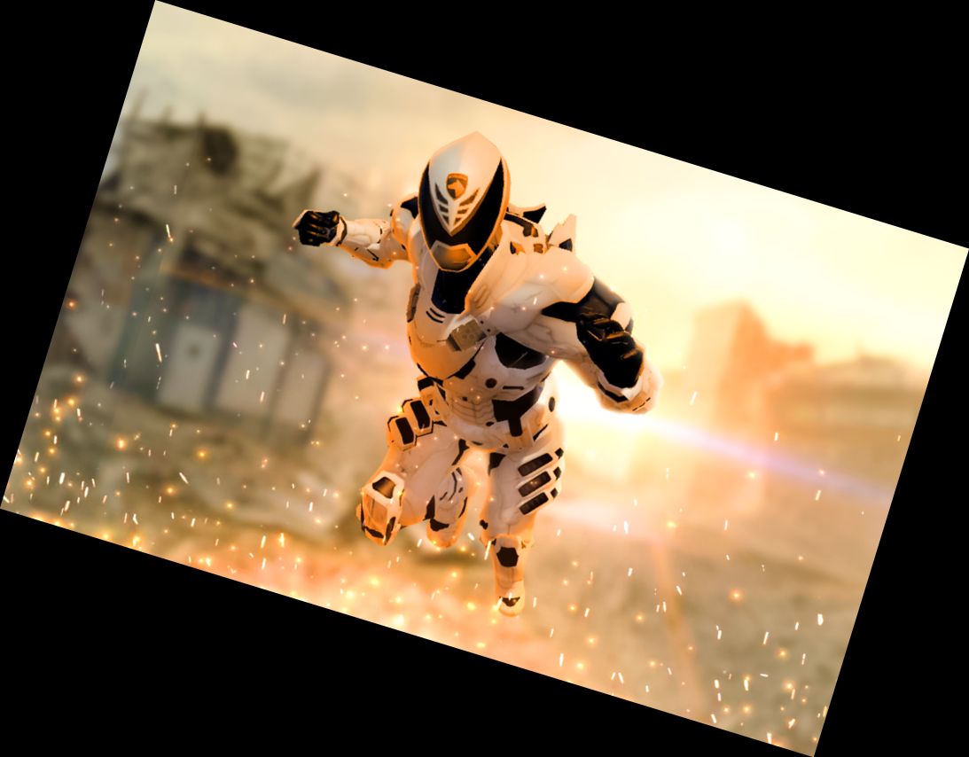 Герой Дино Робот Воин Битва