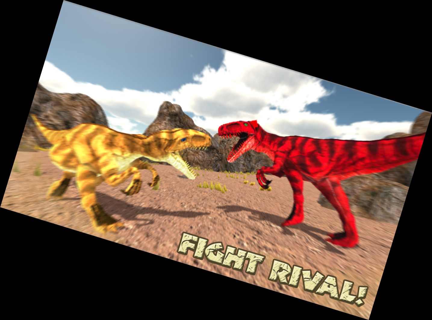 Raptor Hambriento Caza de Dino en