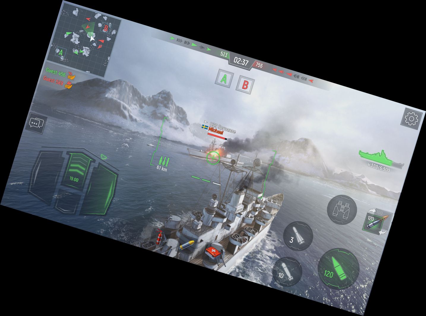 Сила Военных Кораблей: Линкор