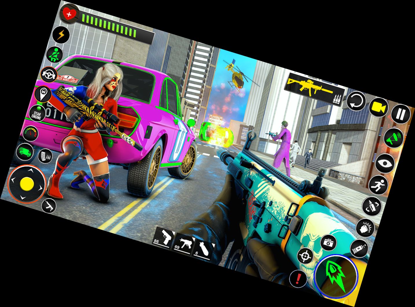 Игра Банковский ограбление Клоун