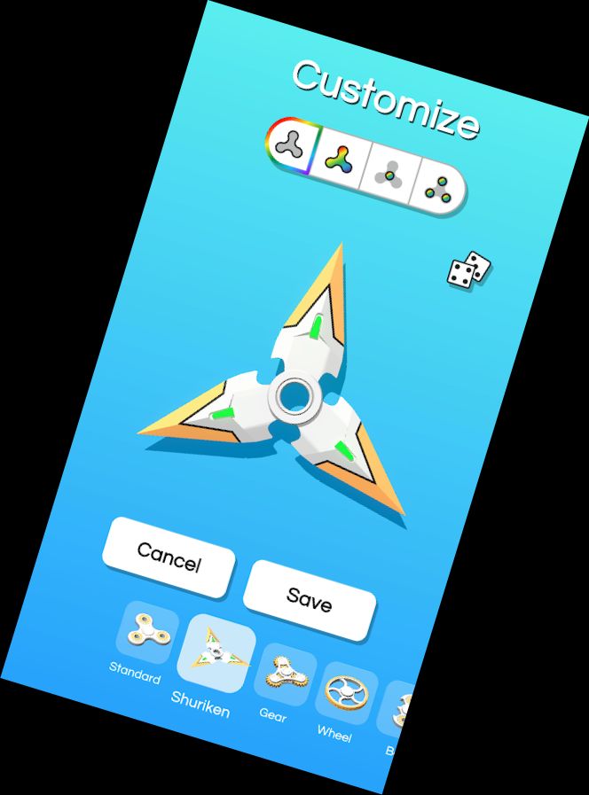 3D Fidget Spinner Customizer