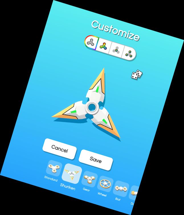 3D Fidget Spinner Customizer