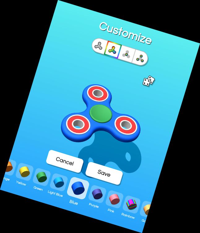 3D Fidget Spinner Customizer