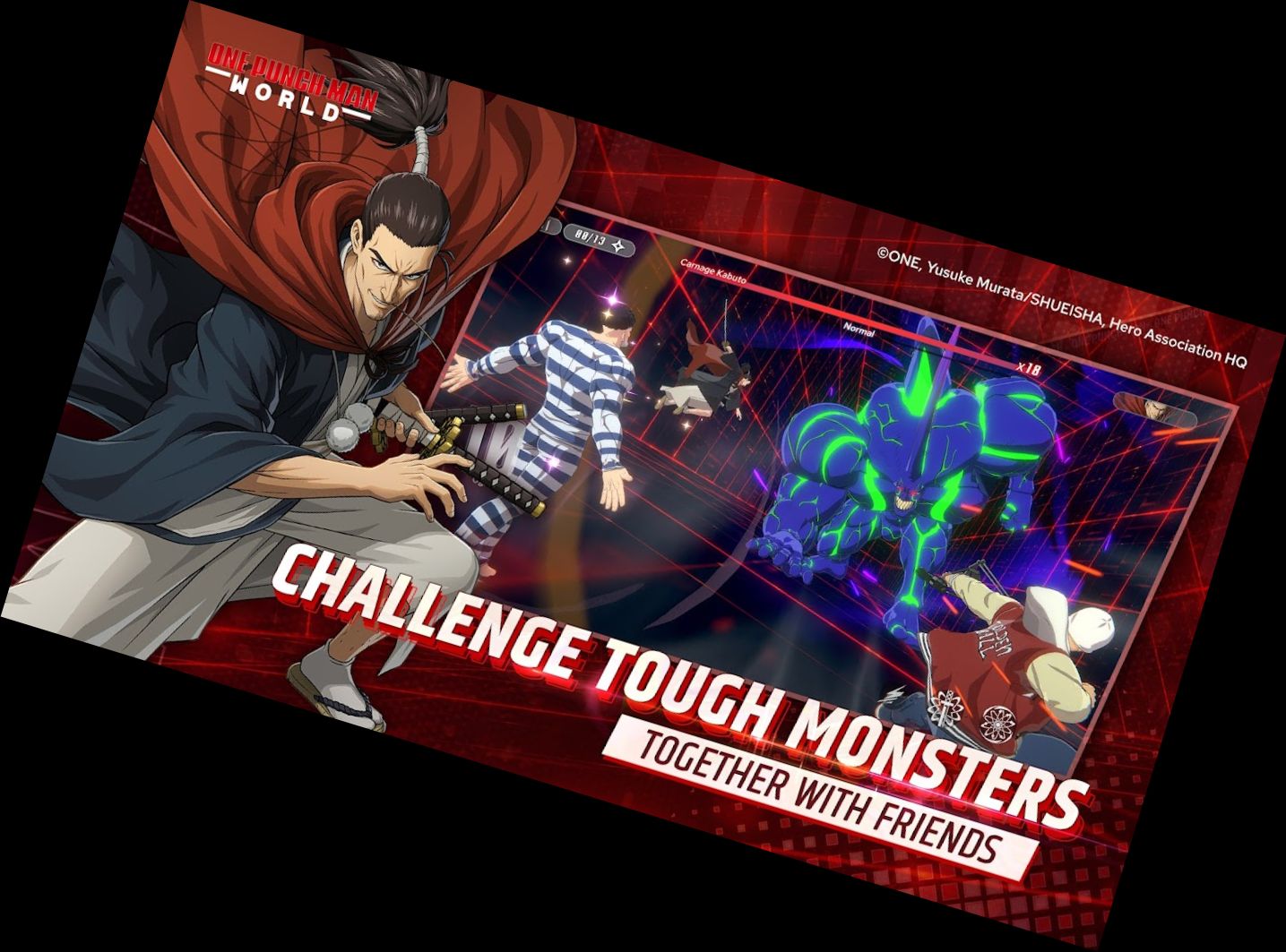 Ein Schlag Mann Welt