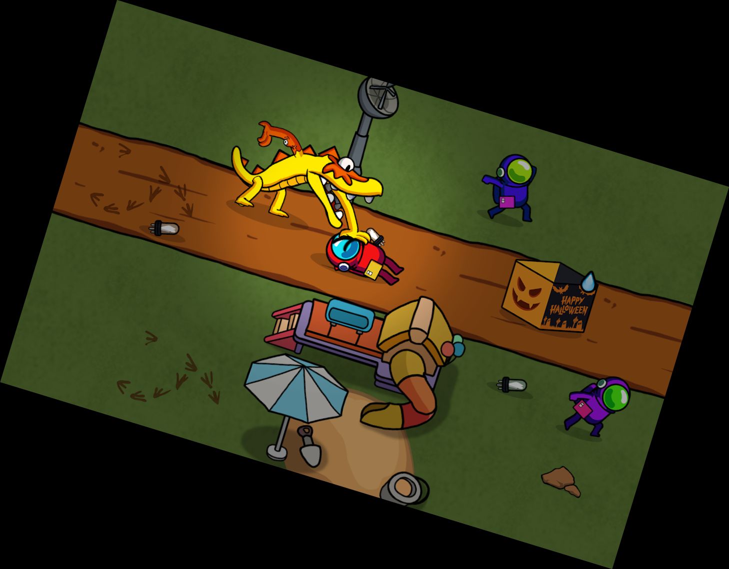 Выживший в Радужном Монстре