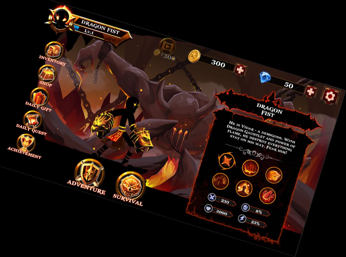 Schattenstab-Krieger