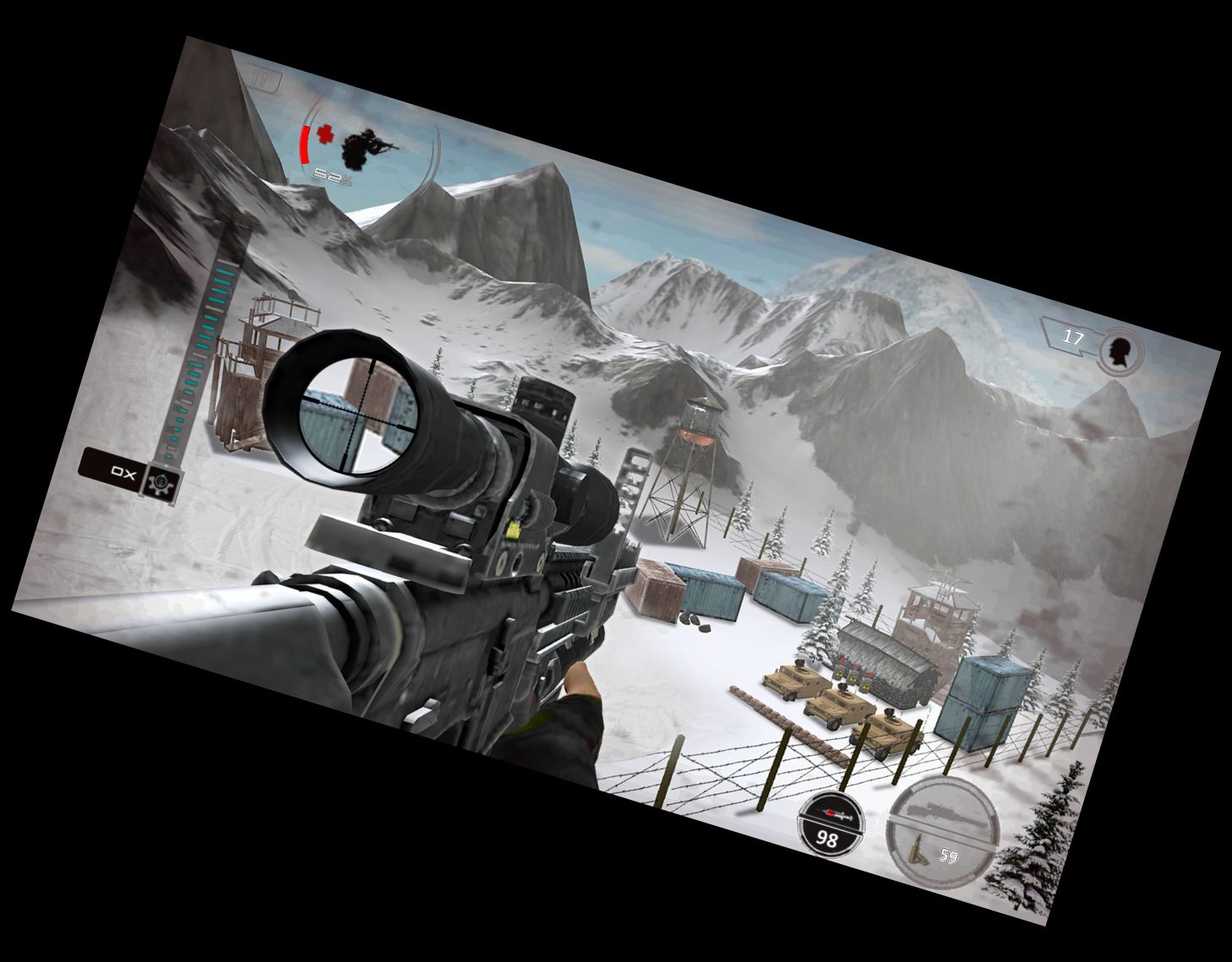 Гірський Снайпер Стрілянина 