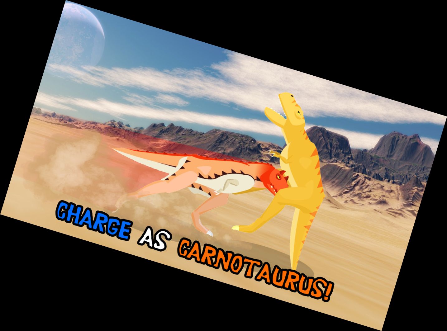 Ти-Рекс сражается с