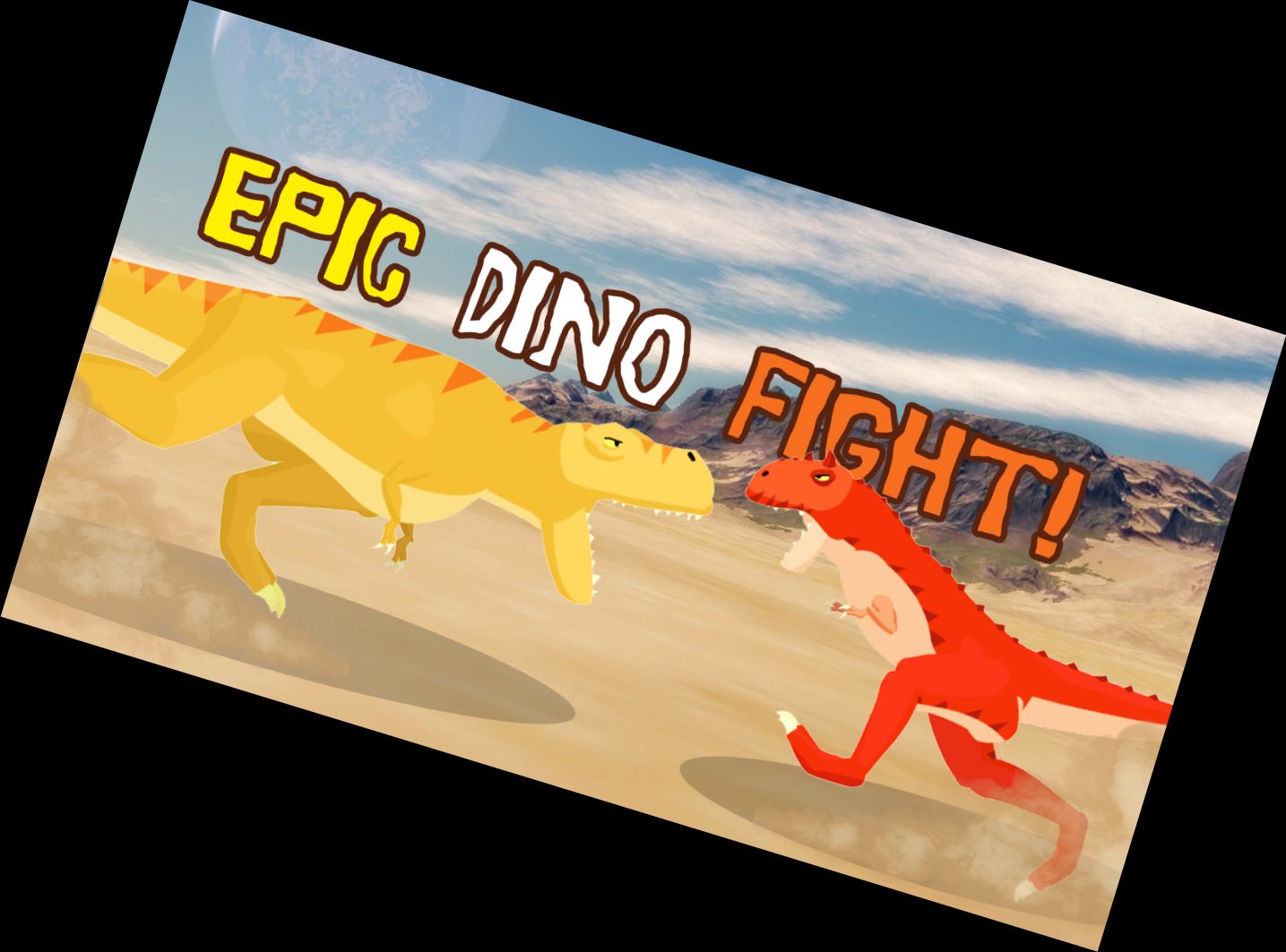 Ти-Рекс сражается с