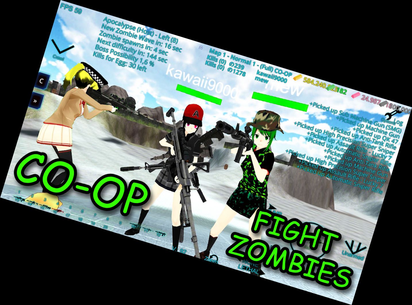 Yandere Zombie Shooter Online wird zu: Yand