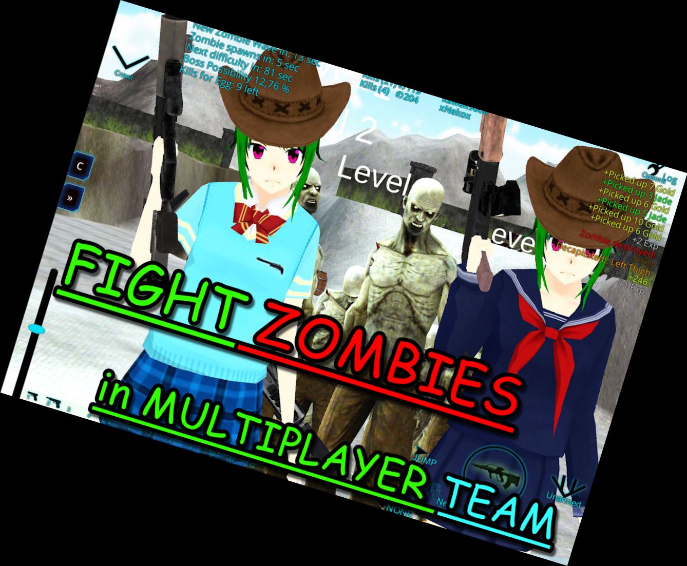 Yandere Zombie Shooter Online wird zu: Yand