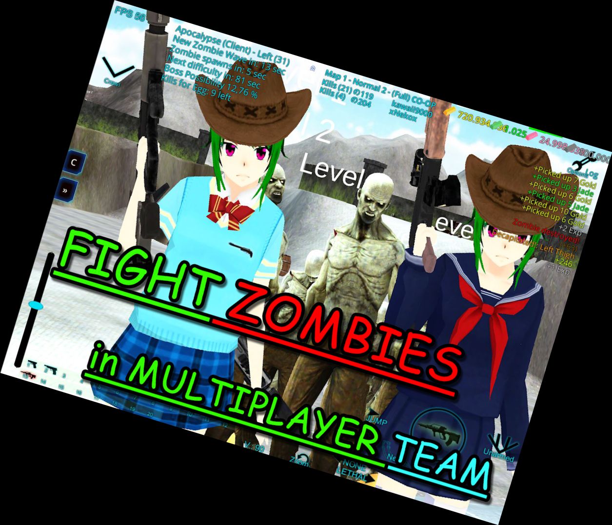 Yandere Zombie Shooter Online wird zu: Yand