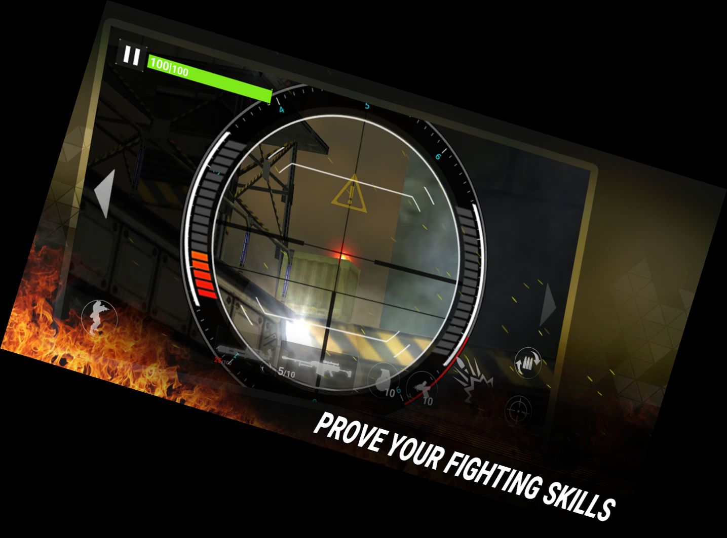 Вогняний Снайпер Прикриття: FPS