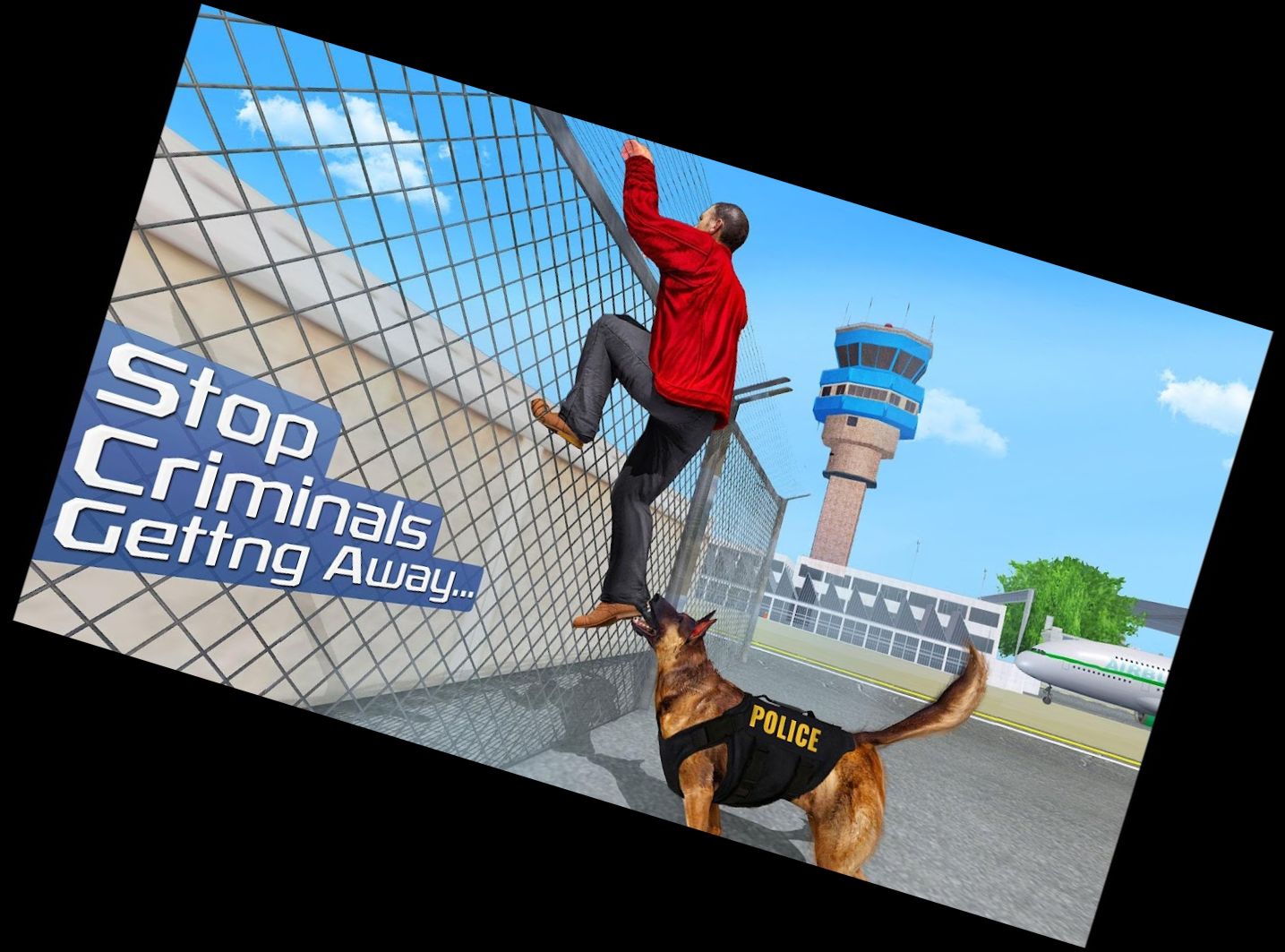 Polizeihund Verbrechen Vize Stadt