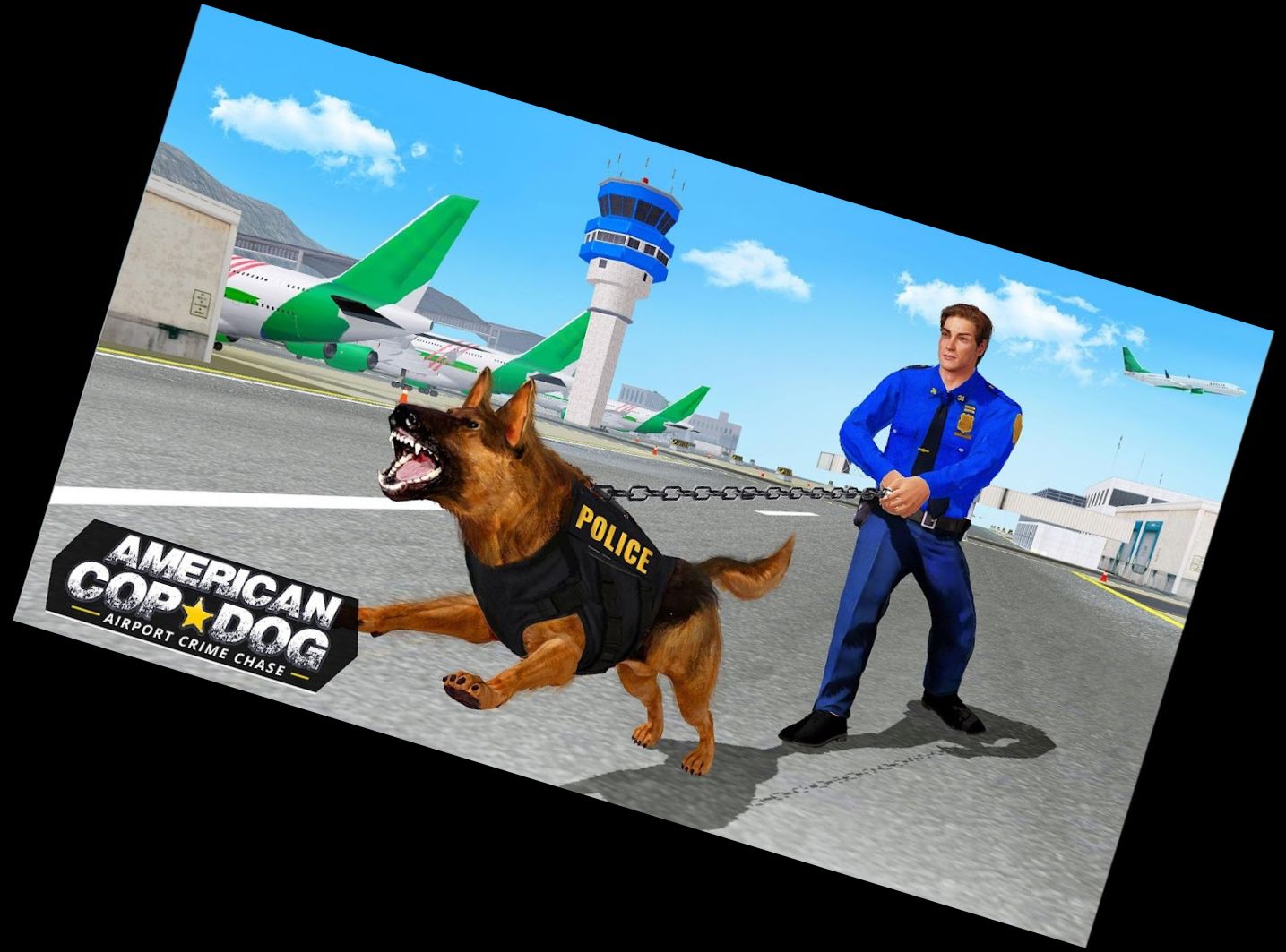 Polizeihund Verbrechen Vize Stadt