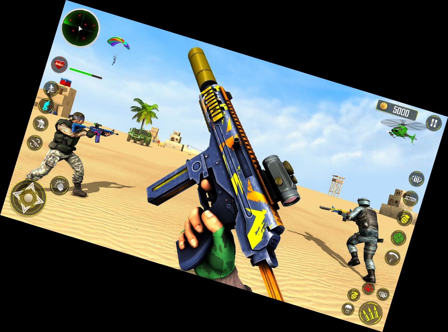 3D Shooter Game: Gun Strike Simulator