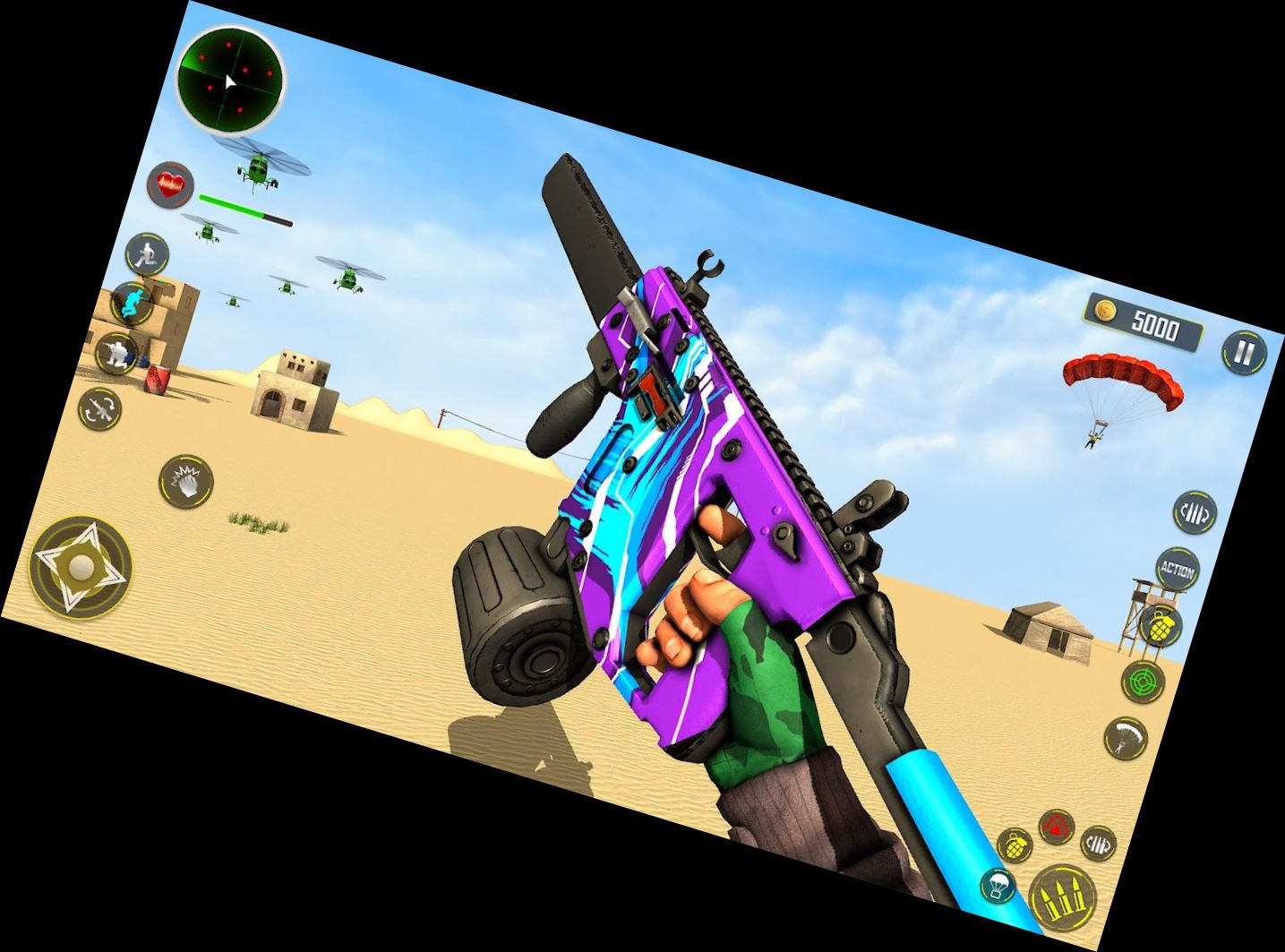 3D Shooter Game: Gun Strike Simulator