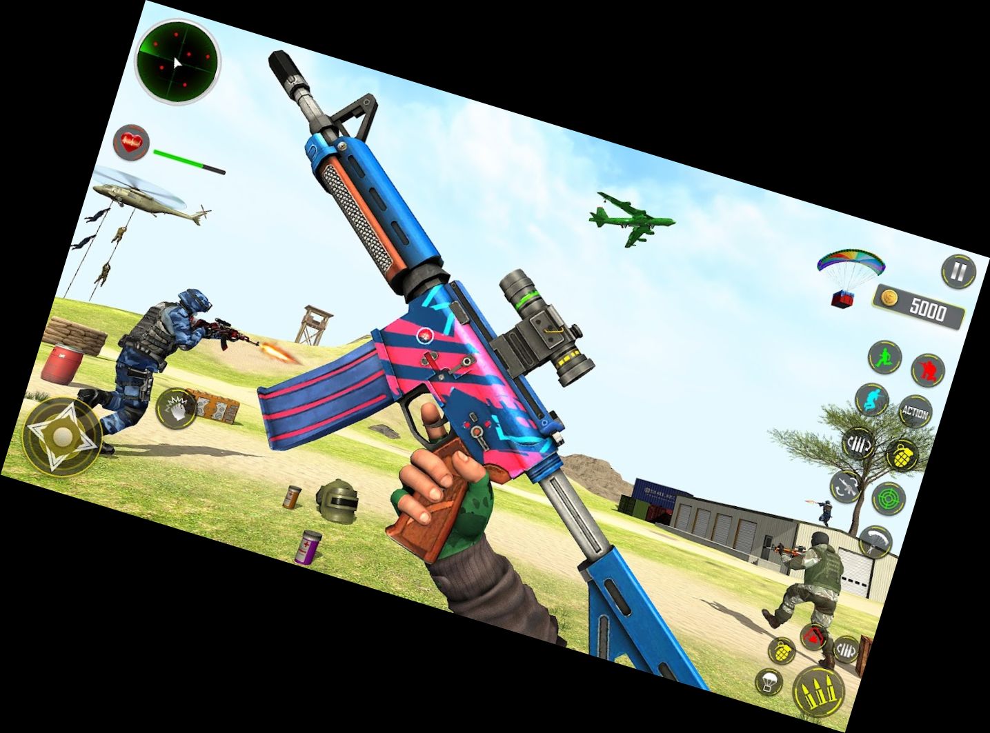 3D Shooter Game: Gun Strike Simulator