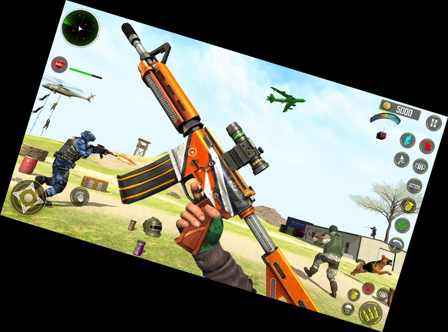 3D Shooter Game: Gun Strike Simulator