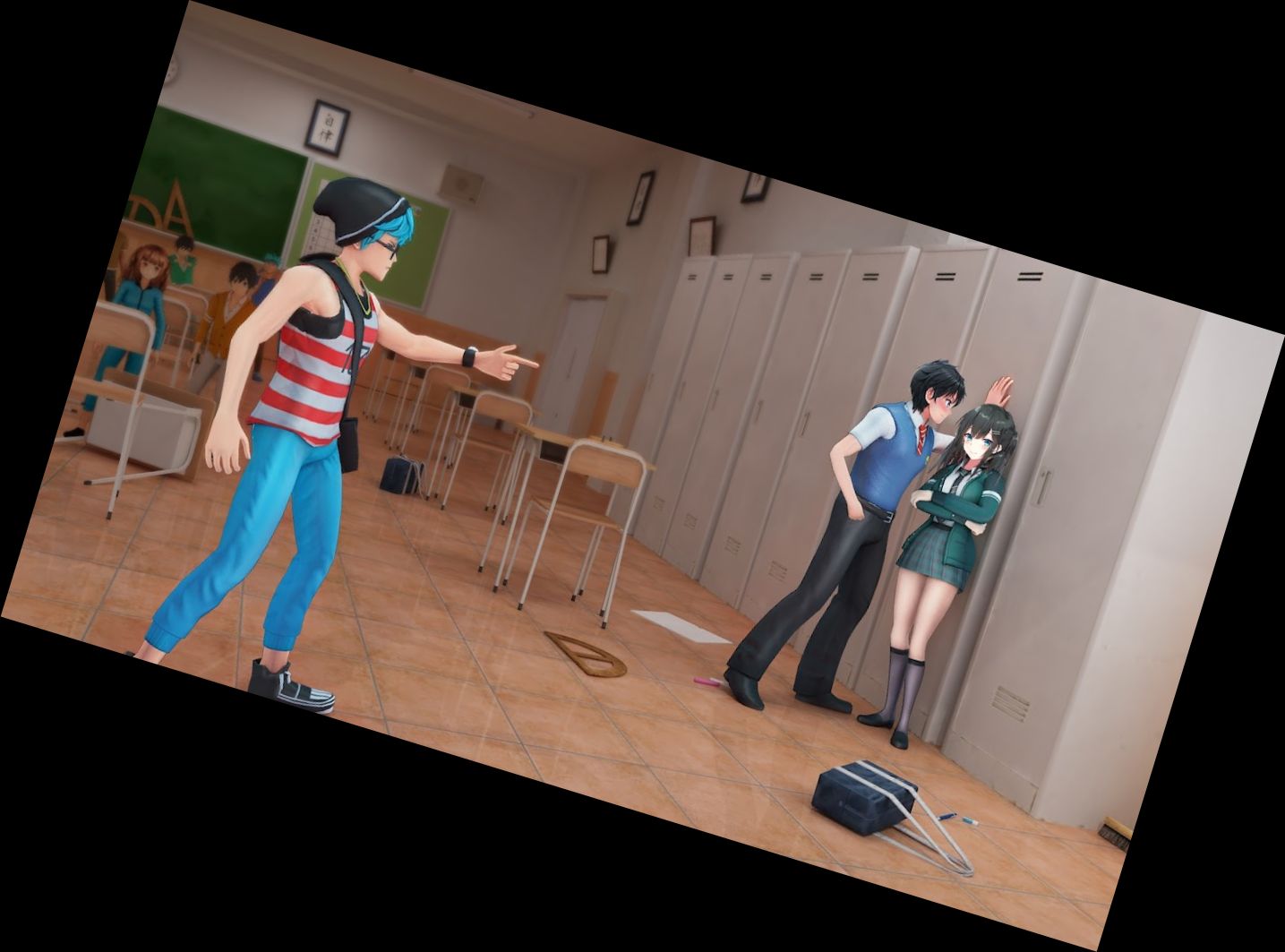 Kampfspiel der High School