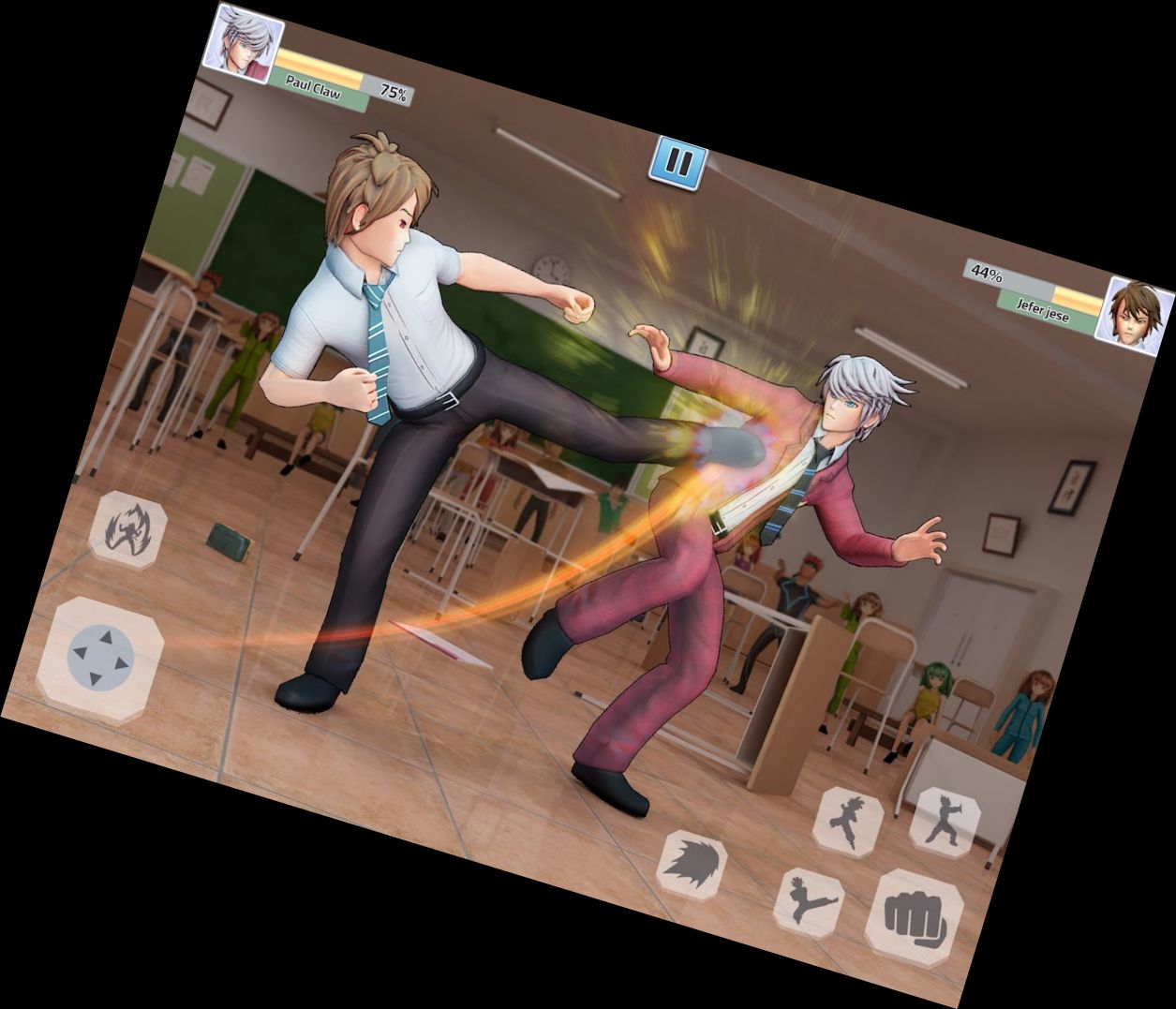 Juego de Lucha de Escuela Secund