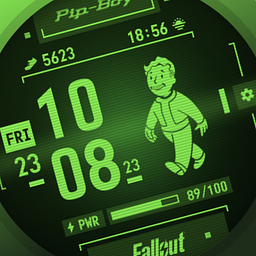 Fallout Pip-Boy SE Armbanduhr-Gesicht