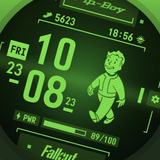 Fallout Pip-Boy SE Armbanduhr-Gesicht