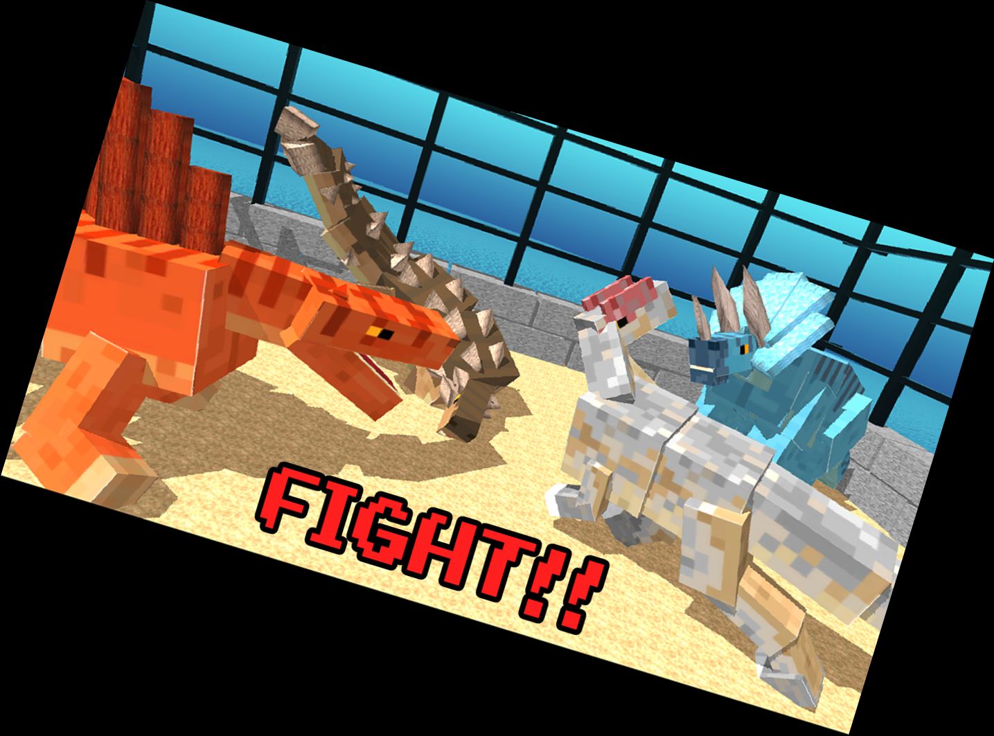 Parque de Dino Blocky Arena de Dino