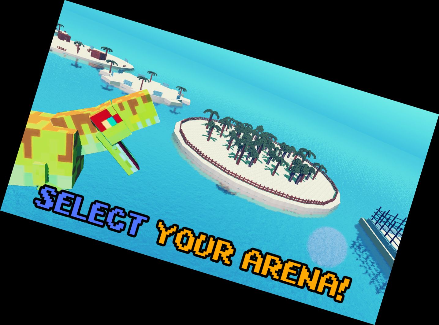 Parque de Dino Blocky Arena de Dino