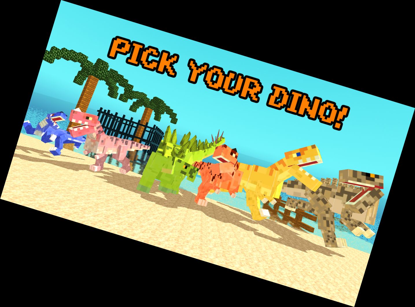 Parque de Dino Blocky Arena de Dino