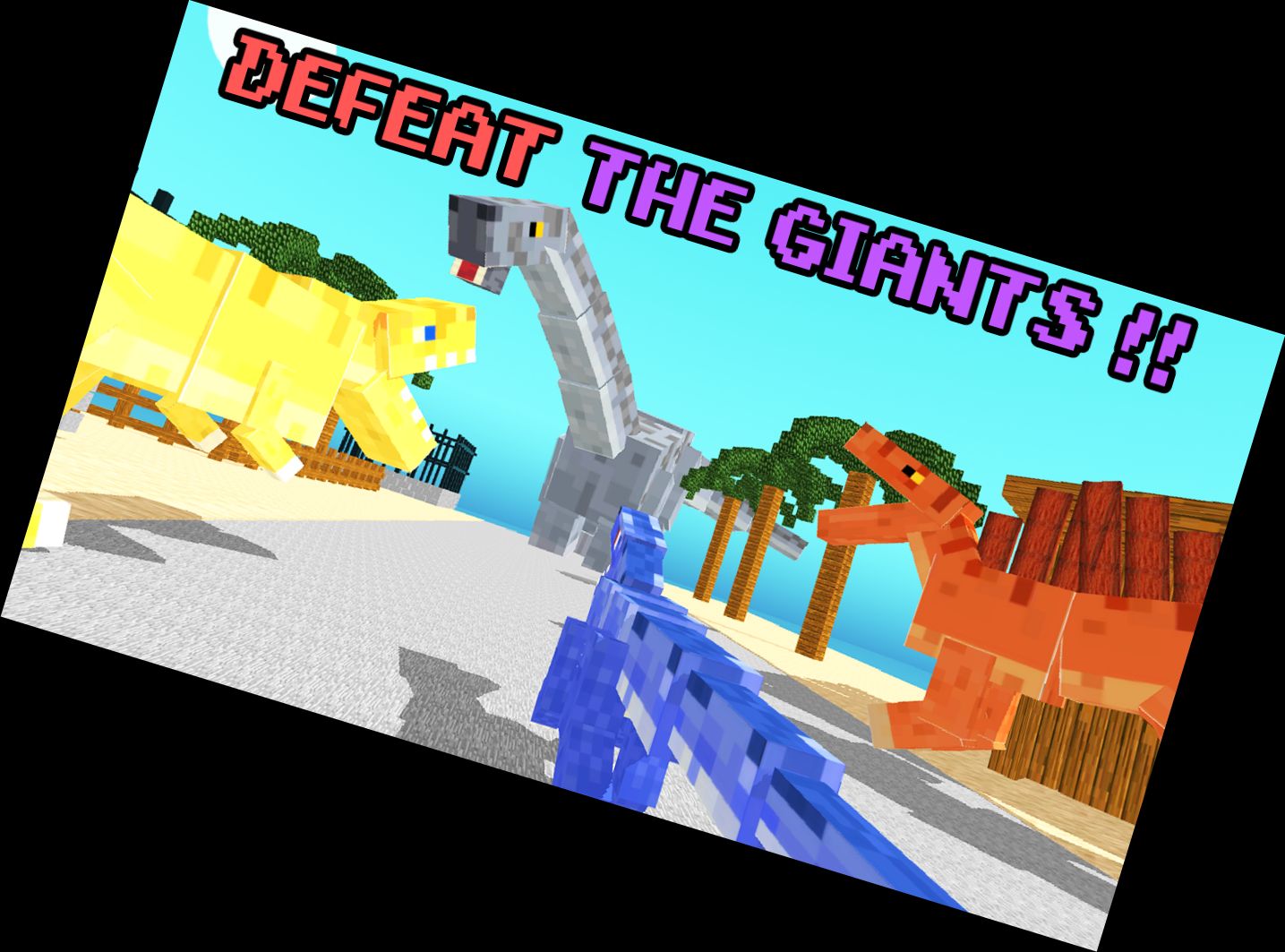 Parque de Dino Blocky Arena de Dino