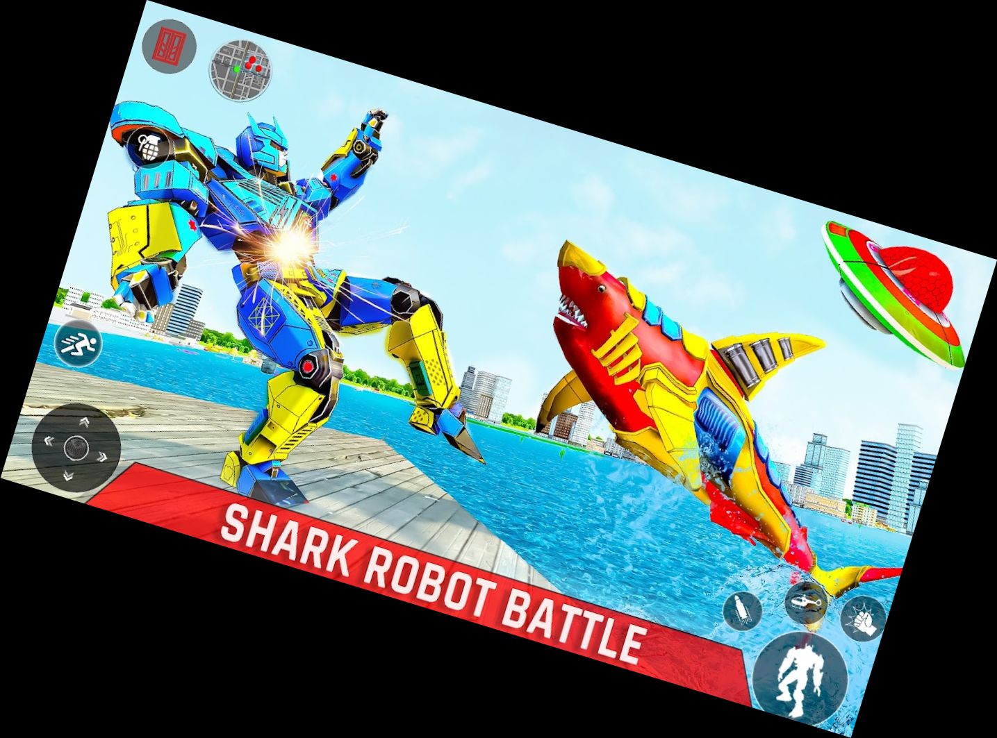 Hai-Roboter-Auto-Verwandlungs