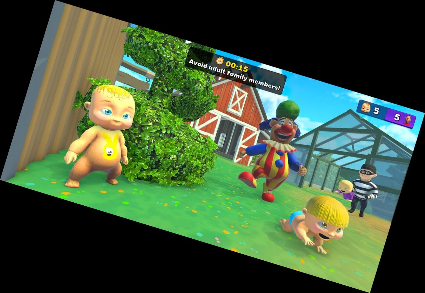 Прятки 3D: Кто Папа