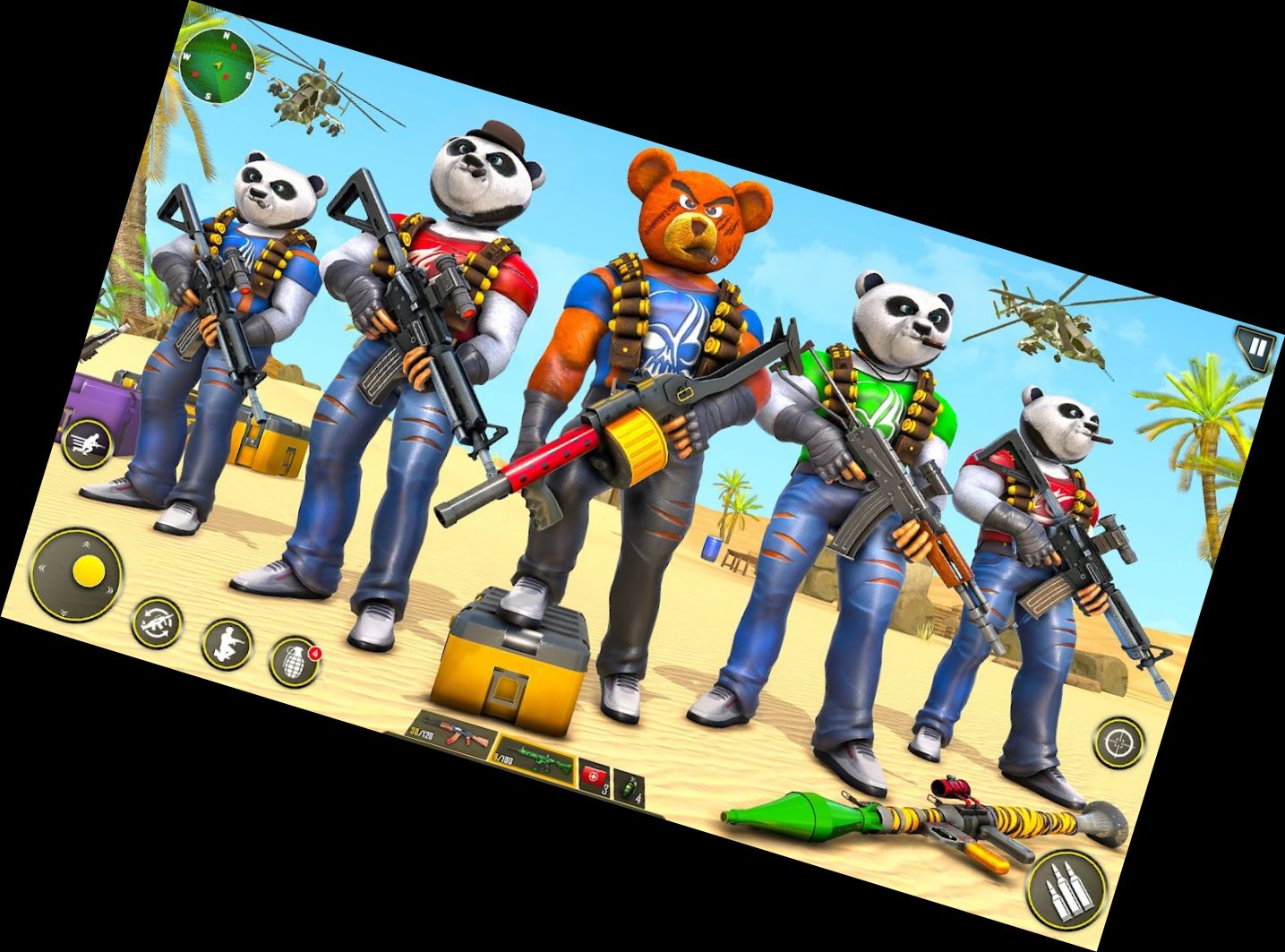 Гра зі Стрільбою з Ведмедик-